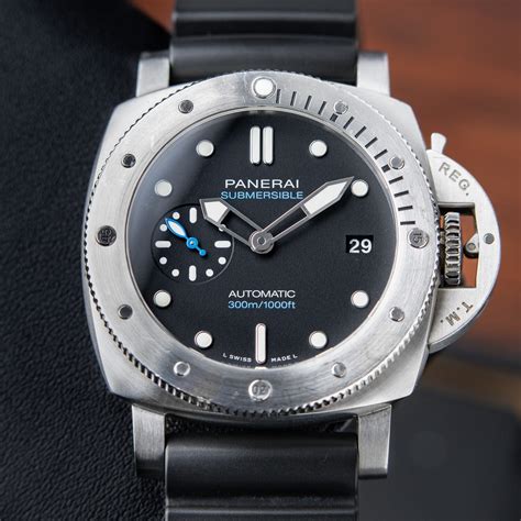 panerai submersible rubber strap|panerai rubber strap 42mm.